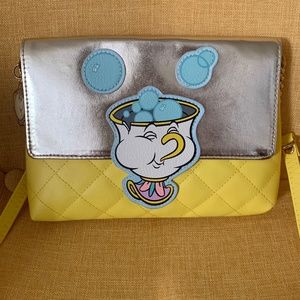 Beauty and the beast Chip Disney crossbody  purse bag NWOT